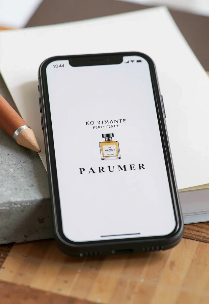 L'Atelier du Parfumeur website interface.