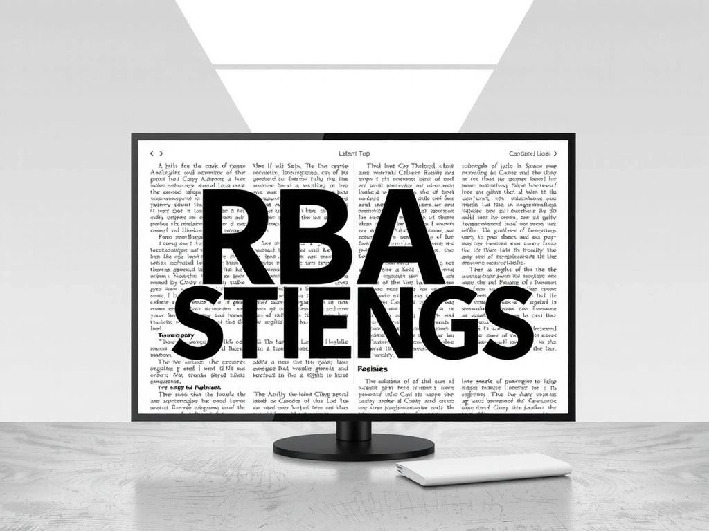 Digital archive interface with clean typography